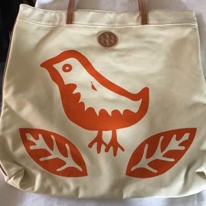 Tory Burch Canvas Bird Tote